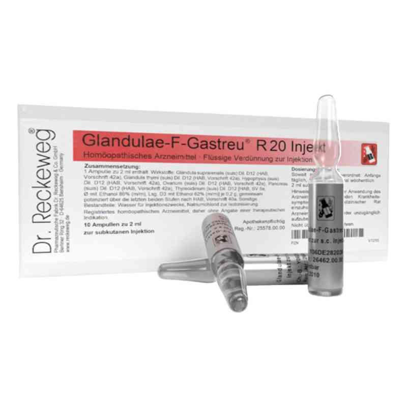 Glandulae-F Gastreu R20 Injekt Ampullen 10X2 ml von Dr.RECKEWEG & Co. GmbH PZN 02496666