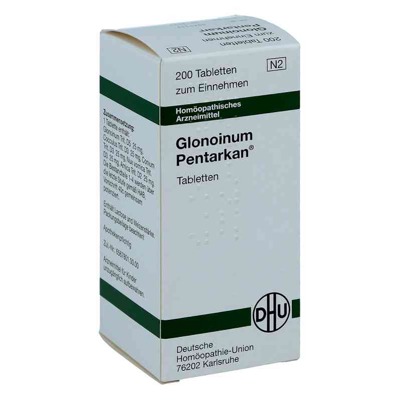Glonoinum Pentarkan Tabletten 200 stk von DHU-Arzneimittel GmbH & Co. KG PZN 08534729