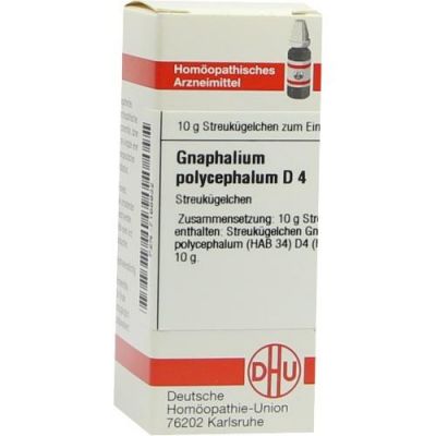 Gnaphalium Polyceph. D4 Globuli 10 g von DHU-Arzneimittel GmbH & Co. KG PZN 07168932