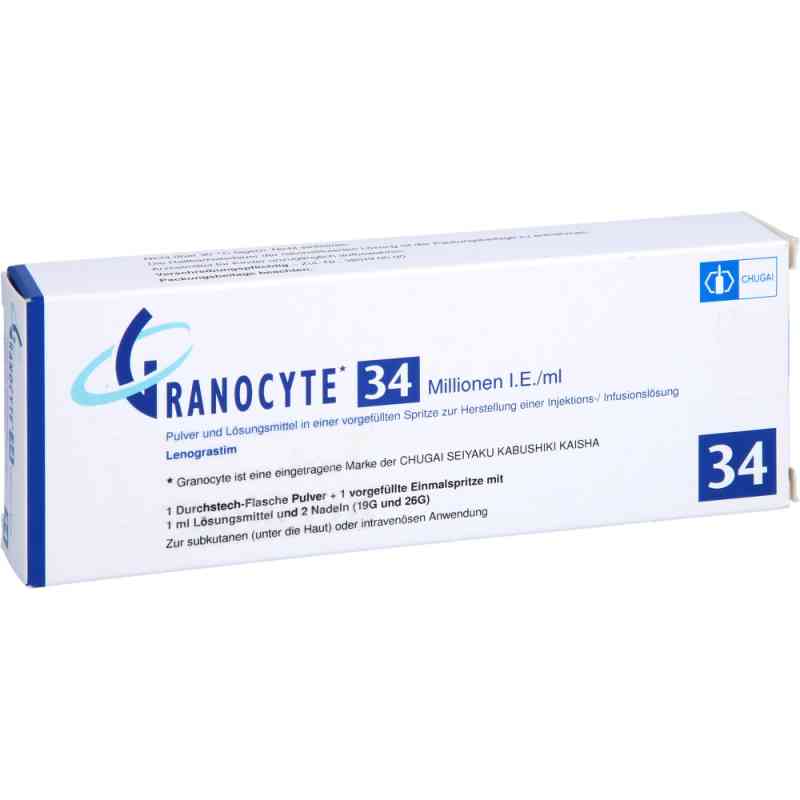 Granocyte 34 Tropfen subst.m.spritze 1 stk von kohlpharma GmbH PZN 01610315