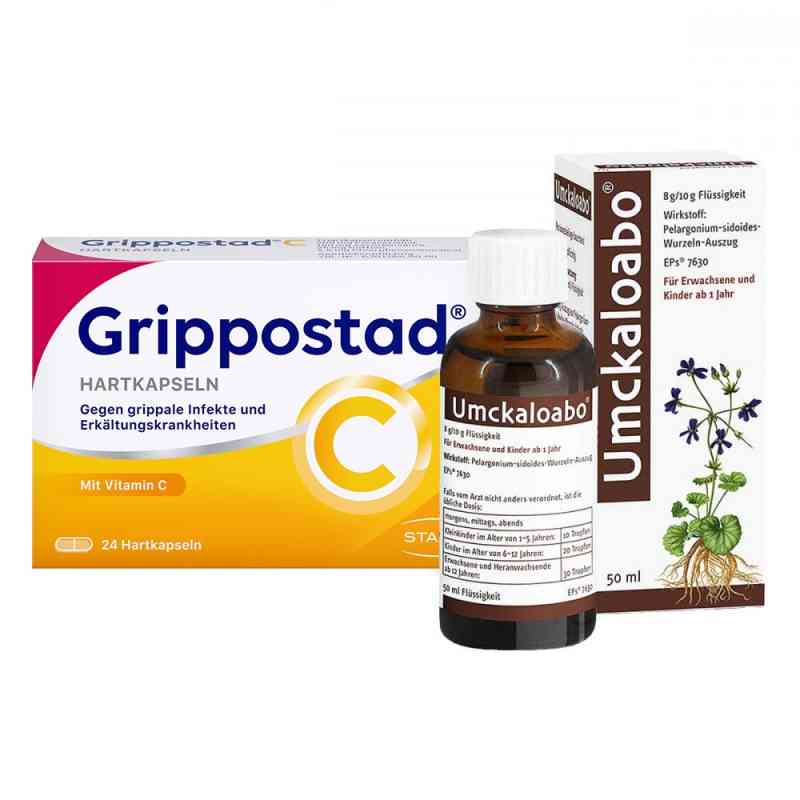 Grippostad C (24 stk) + Umckaloabo (50 ml) 1 Pck von  PZN 08130219