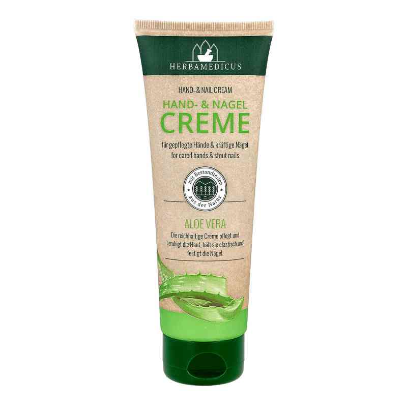 Hand Und Nagelcreme mit Aloe Vera Herbamedicus 125 ml von Axisis GmbH PZN 08847144