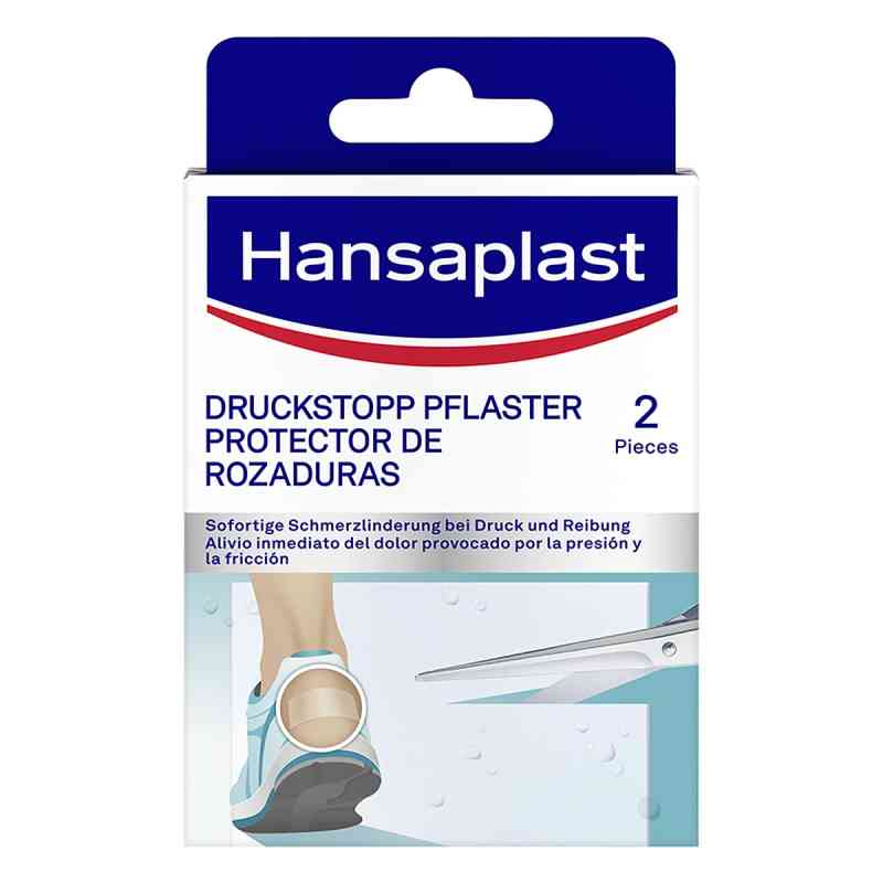 Hansaplast Druckstopp transparent.Schutzpolster 2 stk von Beiersdorf AG PZN 06080299