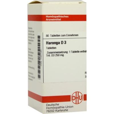 Haronga D3 Tabletten 80 stk von DHU-Arzneimittel GmbH & Co. KG PZN 07457091