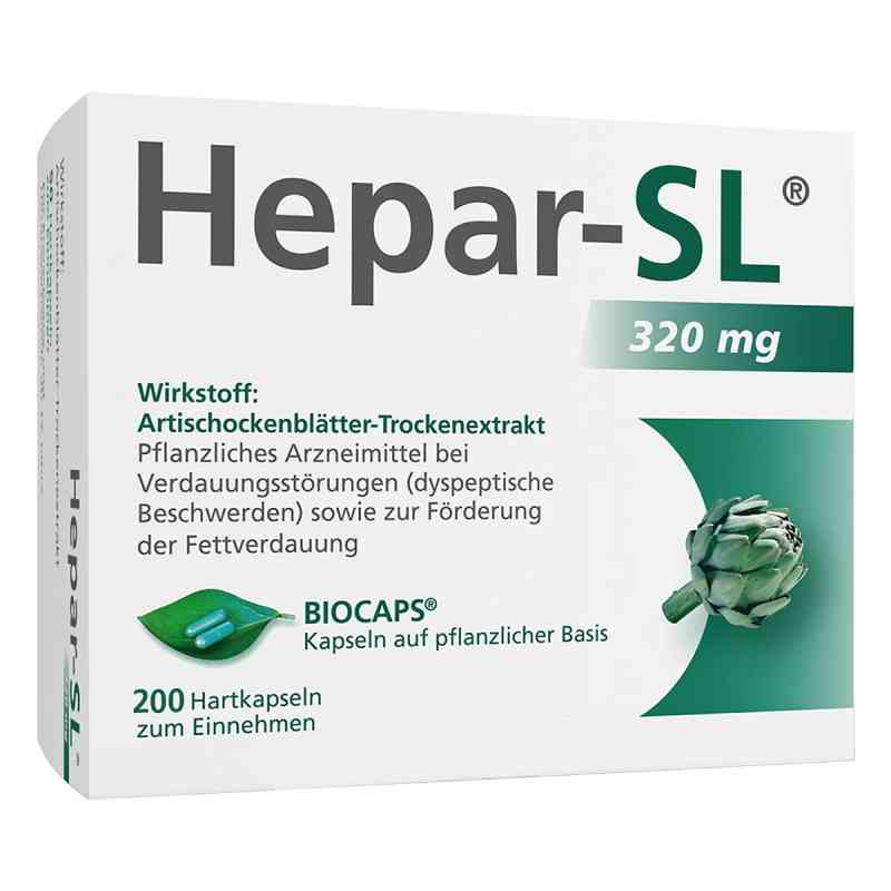 Hepar SL 320 mg Hartkapseln 200 stk von MCM KLOSTERFRAU Vertr. GmbH PZN 09530455