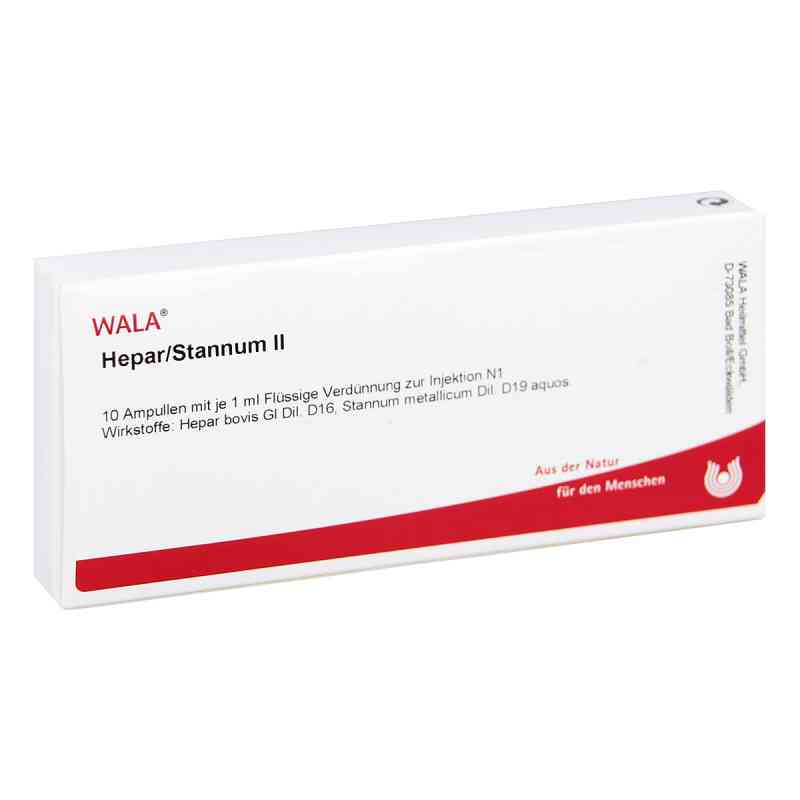 Hepar Stannum Ii Ampullen 10X1 ml von WALA Heilmittel GmbH PZN 01223653