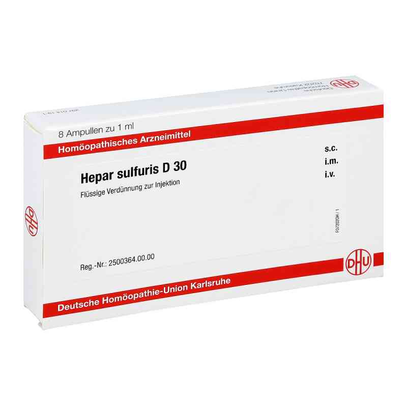 Hepar Sulfuris D30 Ampullen 8X1 ml von DHU-Arzneimittel GmbH & Co. KG PZN 11706364
