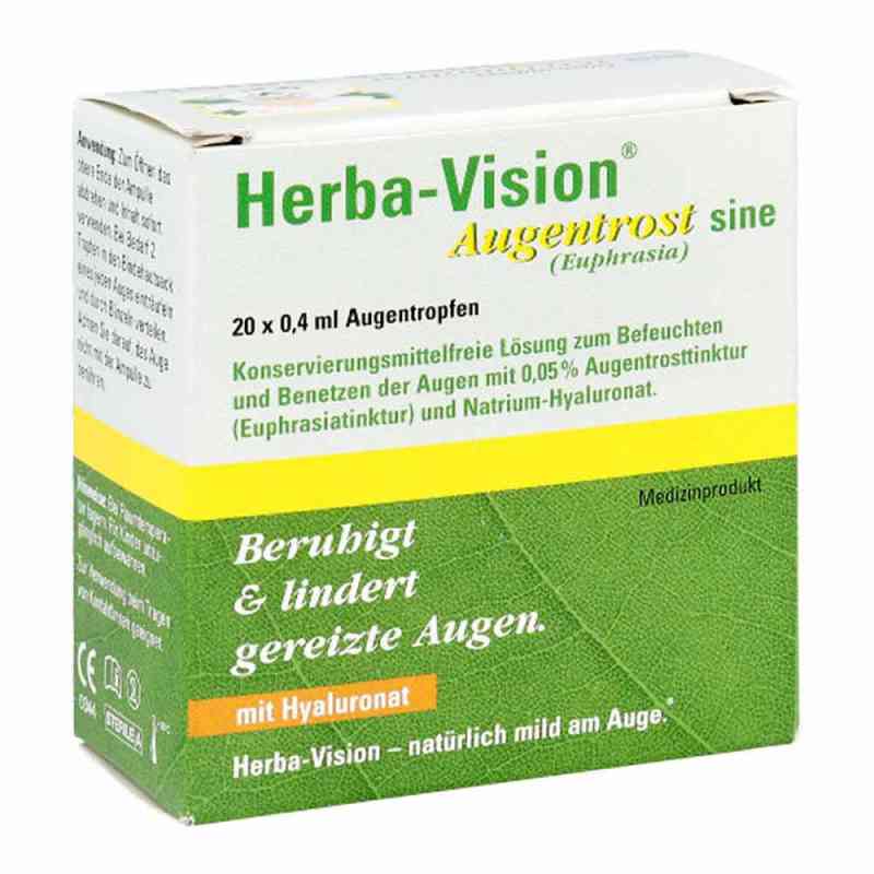 Herba-Vision Augentrost Sine Augentropfen 20X0.4 ml von OmniVision GmbH PZN 05730536