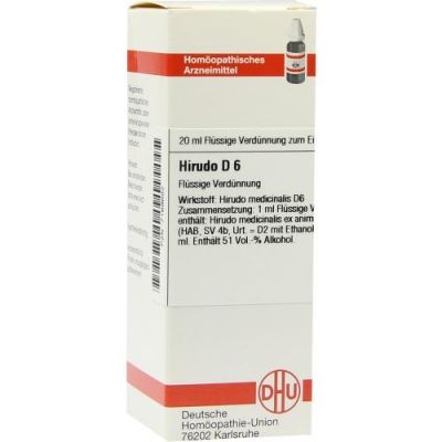 Hirudo D6 Dilution 20 ml von DHU-Arzneimittel GmbH & Co. KG PZN 07169682