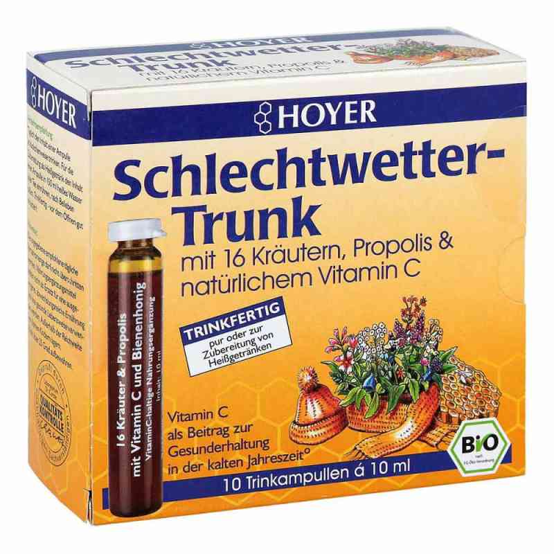 Hoyer Schlechtwetter Trunk Trinkampullen 10X10 ml von HOYER GmbH PZN 02002718