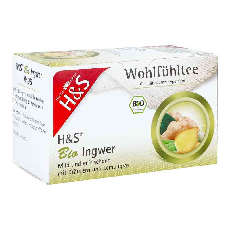 H&s Bio Ingwer Filterbeutel 20X2 g von H&S Tee - Gesellschaft mbH & Co. PZN 17442570