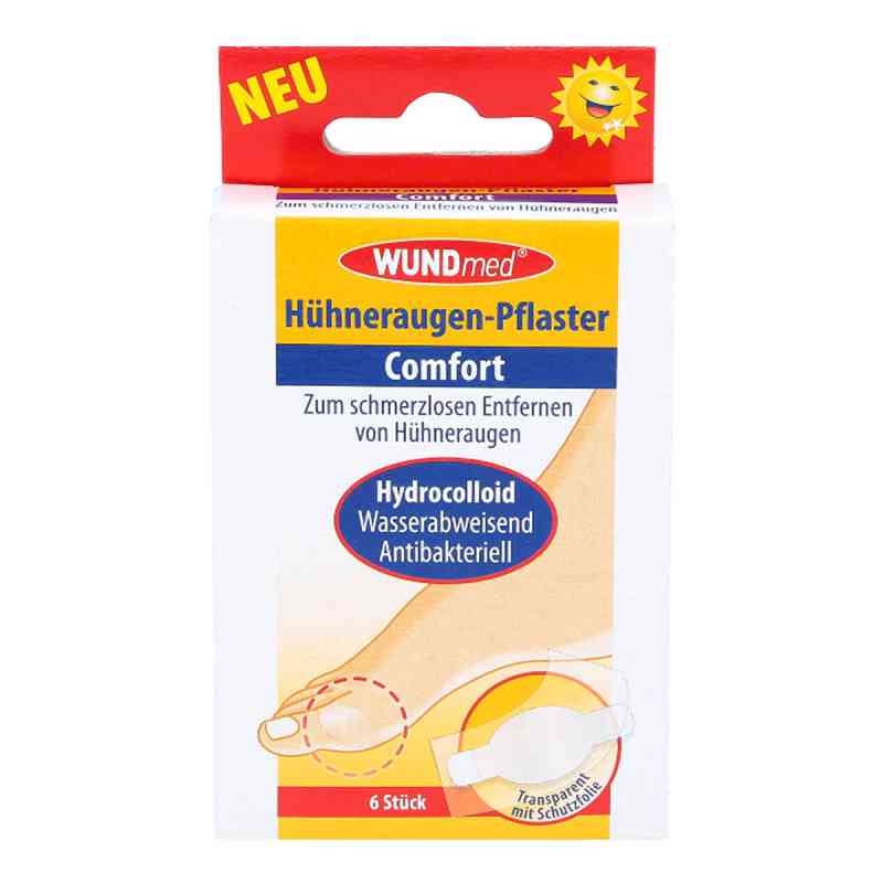 Hühneraugenpflaster Comfort hydrocolloid 6 stk von Axisis GmbH PZN 03628383