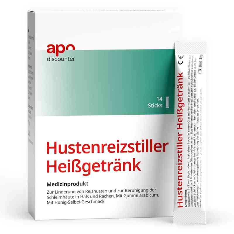 Hustenreizstiller Heißgetränk von apodiscounter 14X5 g von C. Hedenkamp GmbH & Co. KG PZN 18833060