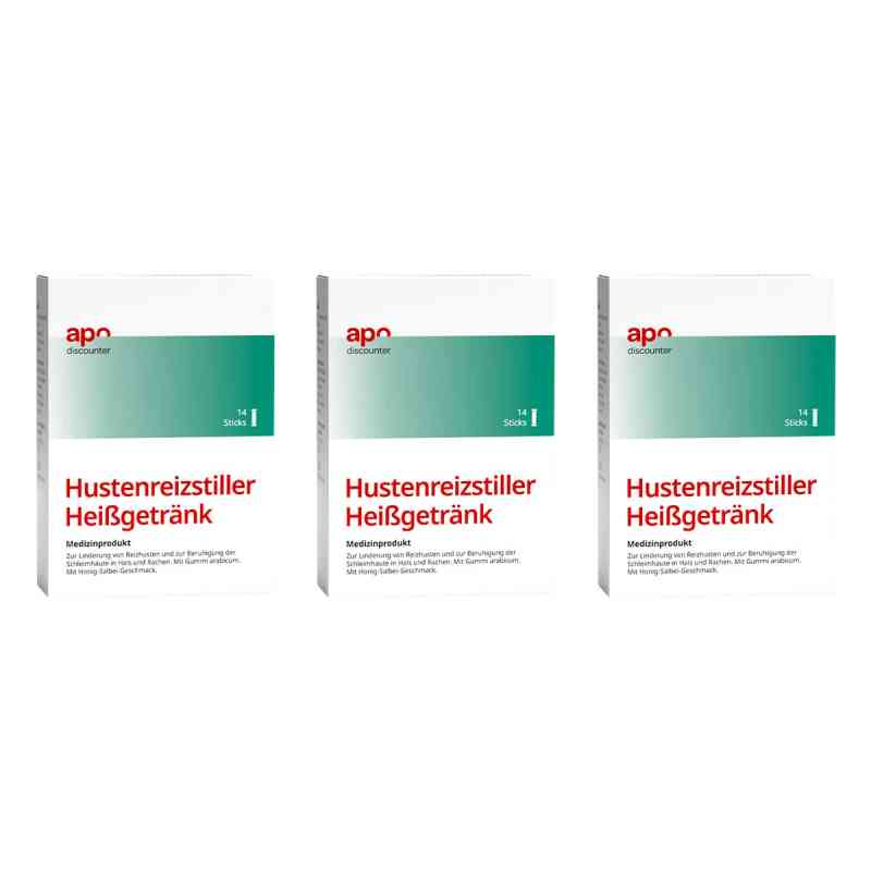 Hustenreizstiller Heißgetränk von apodiscounter 3x14x5 g von C. Hedenkamp GmbH & Co. KG PZN 08102529