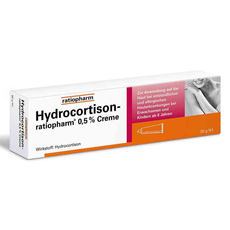 Hydrocortison ratiopharm 0,5%, Creme 30 g von ratiopharm GmbH PZN 09703312