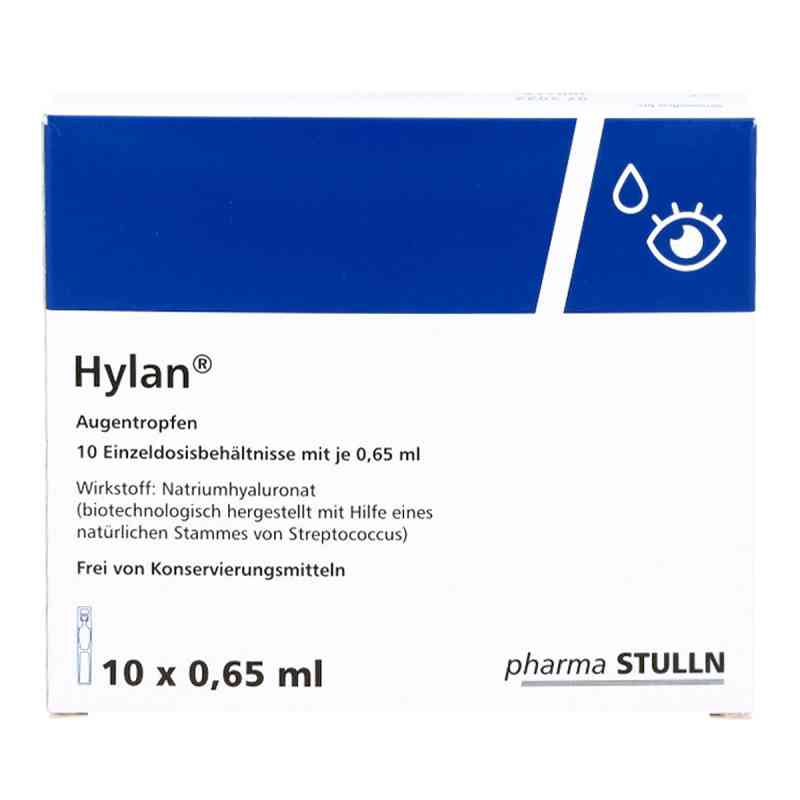 Hylan 0,65 ml Augentropfen 10 stk von PHARMA STULLN GmbH PZN 02724742