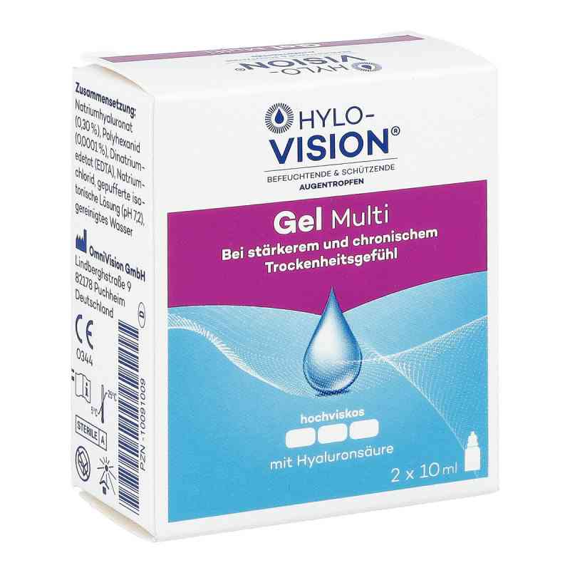 Hylo-vision Gel multi Augentropfen 2X10 ml von OmniVision GmbH PZN 10091009