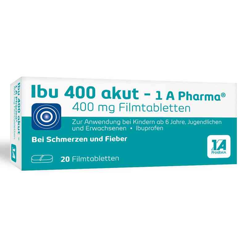 Ibu 400 akut - 1 A Pharma® Filmtabletten 20 stk von 1 A Pharma GmbH PZN 02013219