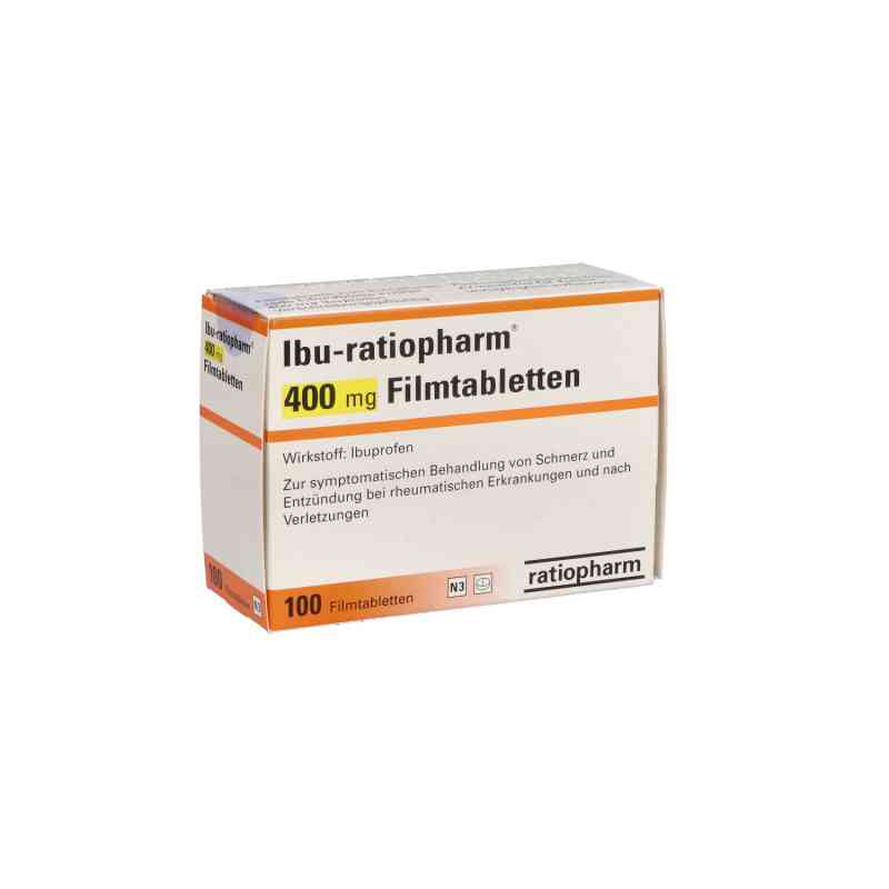 Ibu-ratiopharm 400mg 100 stk von ratiopharm GmbH PZN 08531292