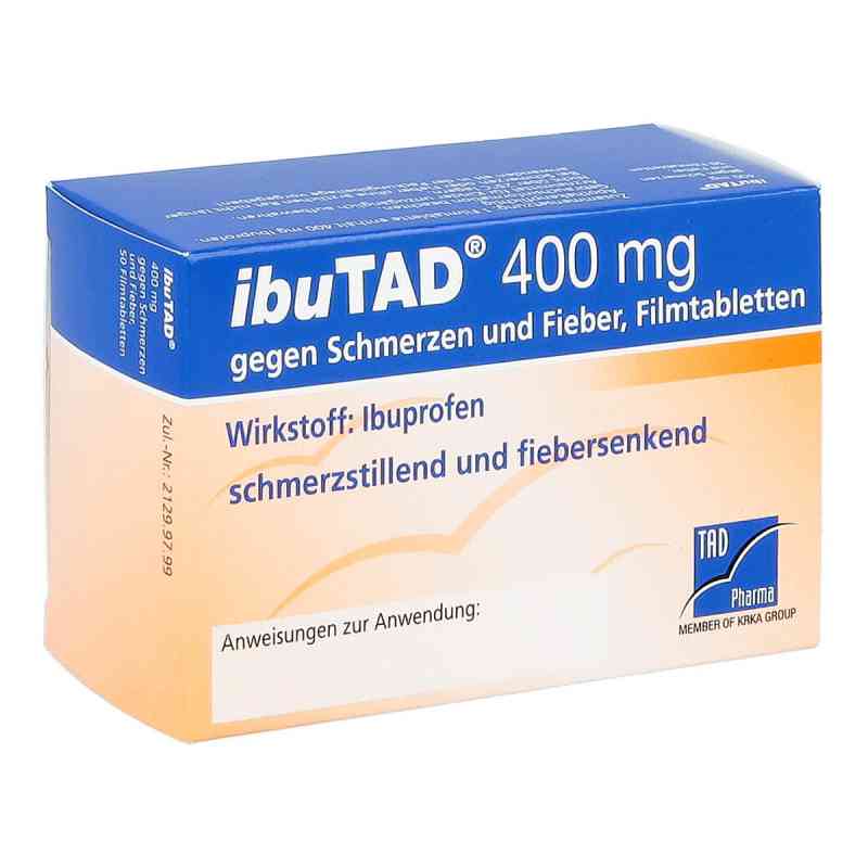 IbuTAD 400mg gegen Schmerzen und Fieber 50 stk von TAD Pharma GmbH PZN 03648279