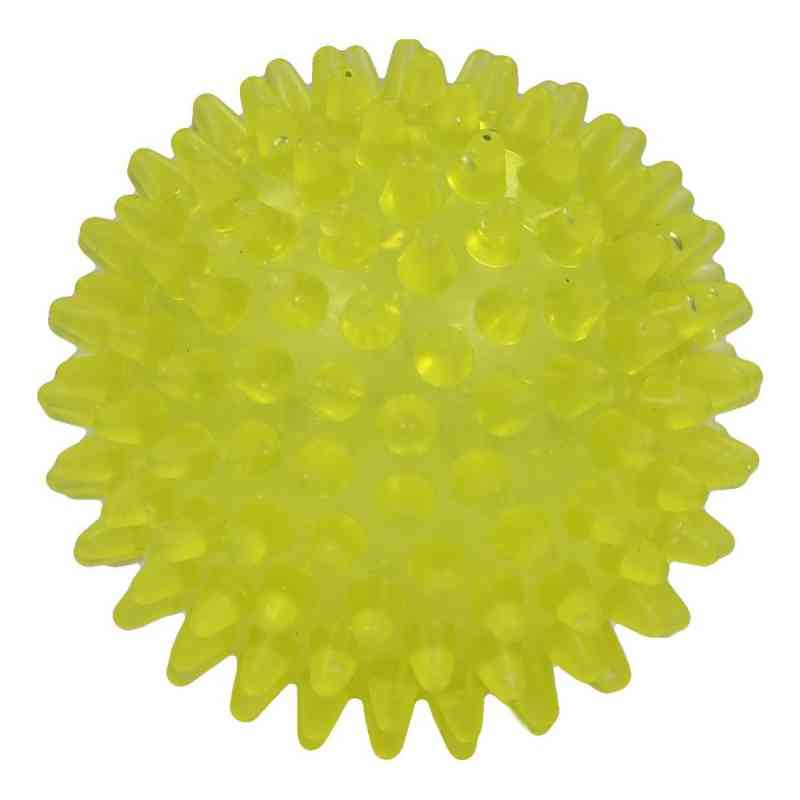 Igelball 8cm gelb transparent 1 stk von LUDWIG BERTRAM GmbH PZN 01231693