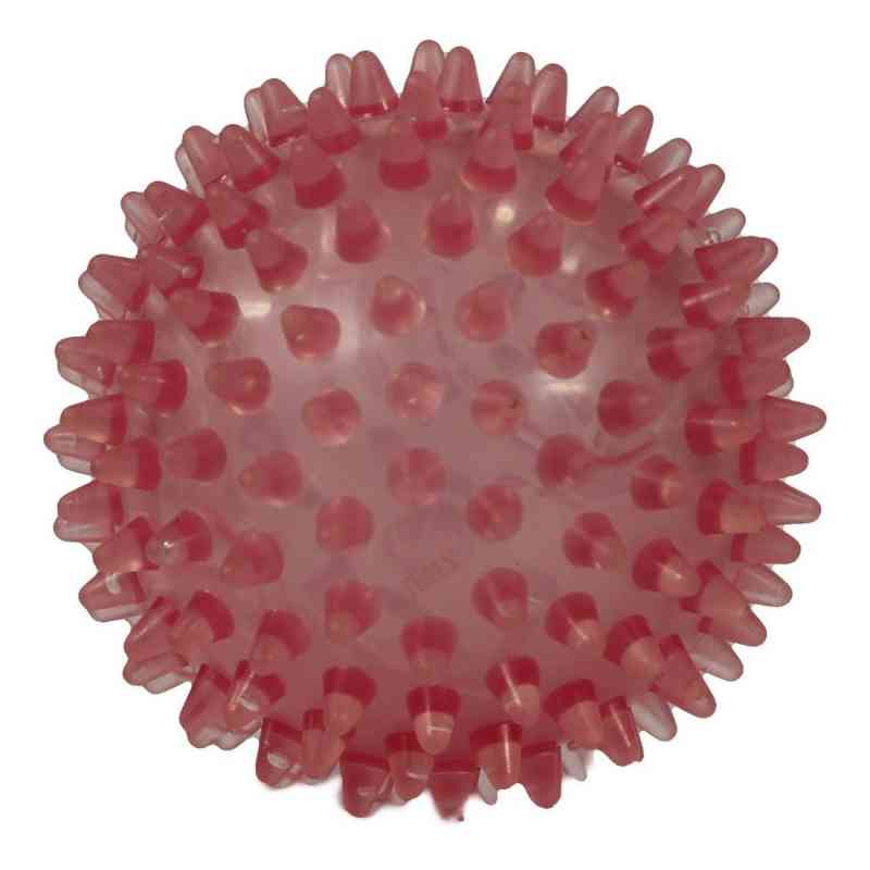 Igelball 9cm rot transparent 1 stk von LUDWIG BERTRAM GmbH PZN 01231701