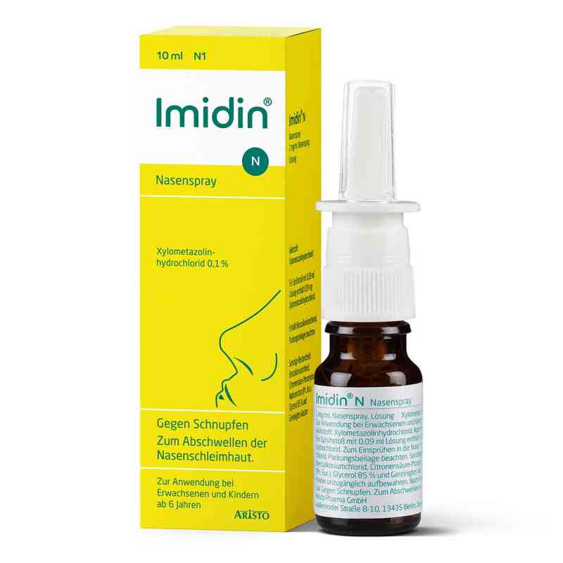 Imidin N Nasenspray 10 ml von Aristo Pharma GmbH PZN 04507581