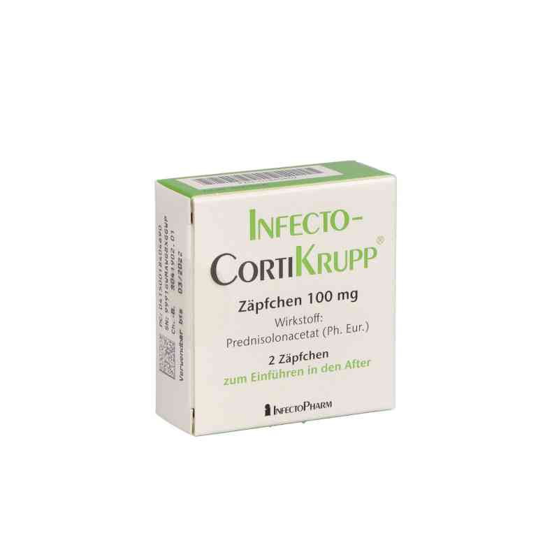 Infectocortikrupp Zäpfchen 2 stk von INFECTOPHARM Arzn.u.Consilium GmbH PZN 01840469