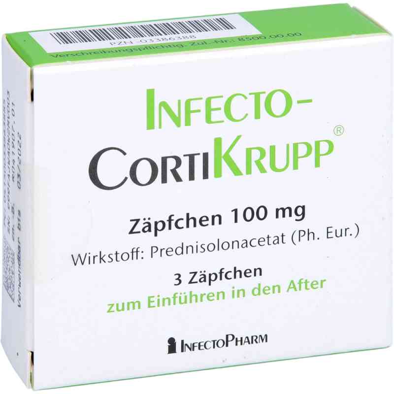 Infectocortikrupp Zäpfchen 3 stk von INFECTOPHARM Arzn.u.Consilium GmbH PZN 03386388