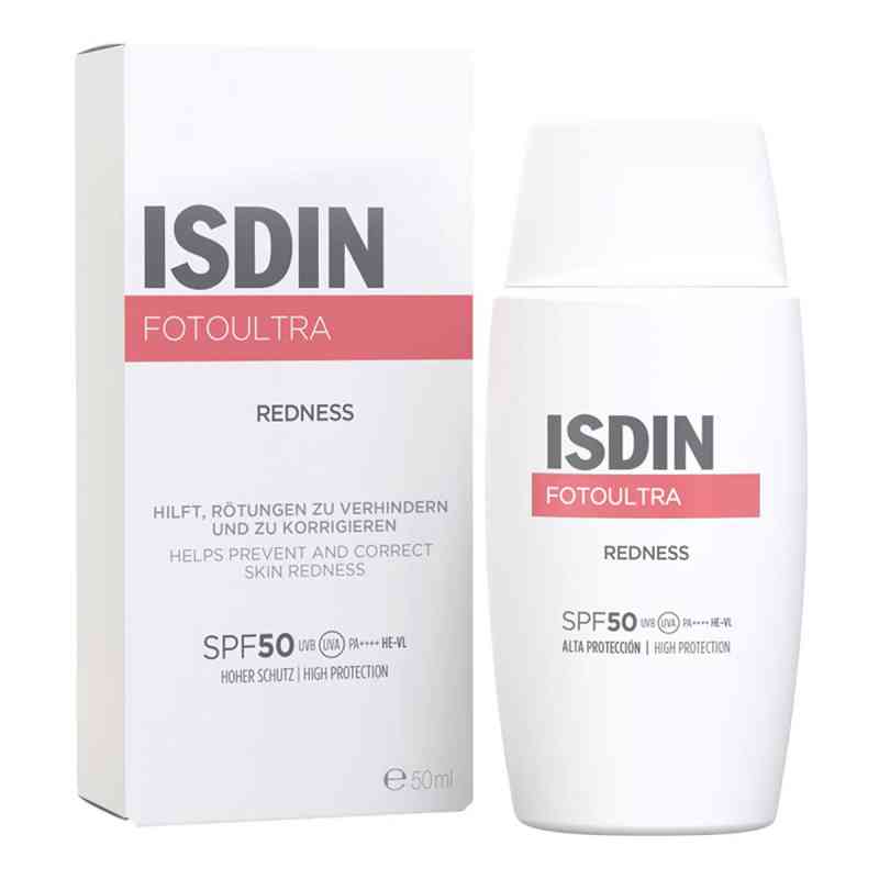 ISDIN FotoUltra Redness Sonnencreme für das Gesicht LSF 50 50 ml von ISDIN GmbH PZN 18139885