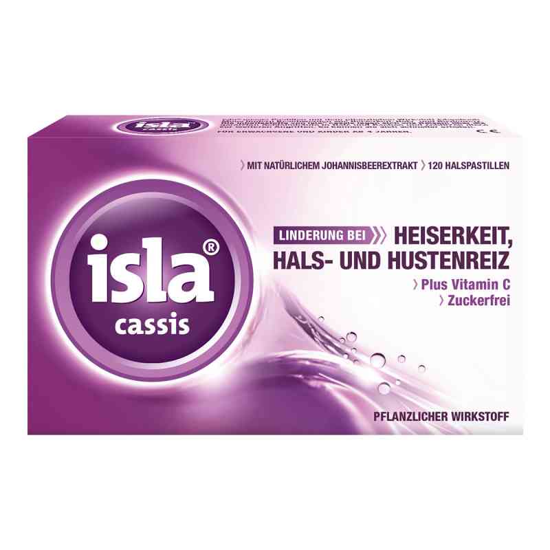 isla cassis Halspastillen bei Halskratzen und Reizhusten  120 stk von Engelhard Arzneimittel GmbH & Co.KG PZN 16958337