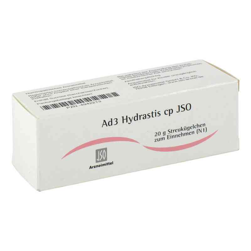 Jso Jkh Adermittel Ad 3 Hydrastis cp Globuli 20 g von ISO-Arzneimittel GmbH & Co. KG PZN 04942213