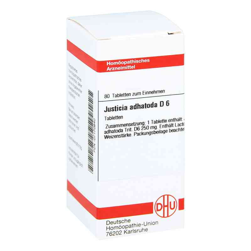 Justicia Adhatoda D6 Tabletten 80 stk von DHU-Arzneimittel GmbH & Co. KG PZN 07170840