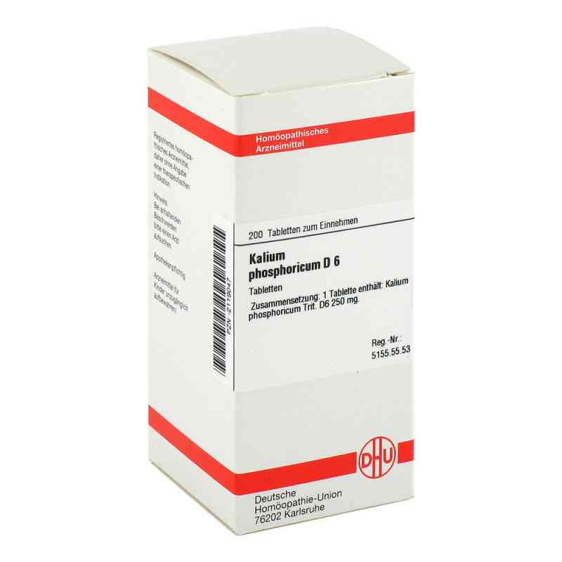 Kalium Phosphoricum D6 Tabletten 200 stk von DHU-Arzneimittel GmbH & Co. KG PZN 02119047