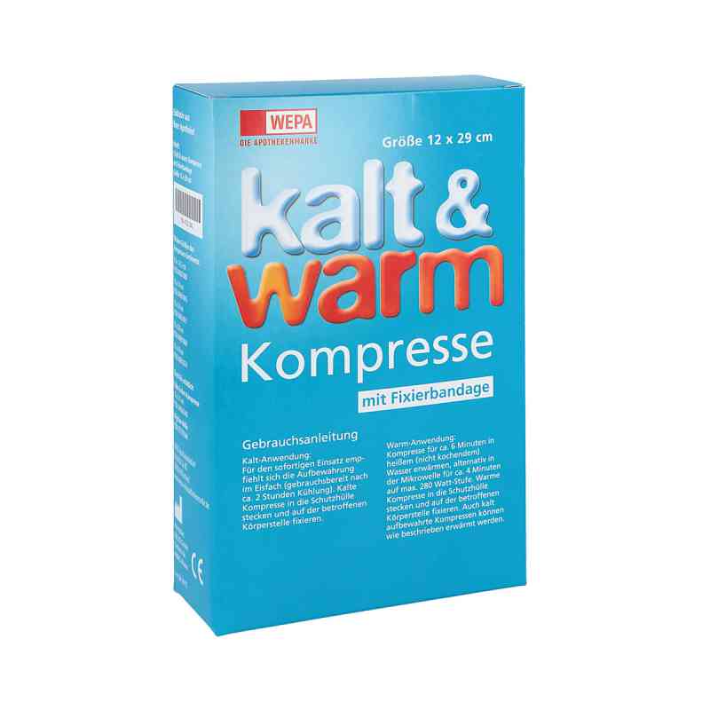 Kalt-warm Kompresse 12x29cm mit Fixierband 1 stk von WEPA Apothekenbedarf GmbH & Co KG PZN 01821242