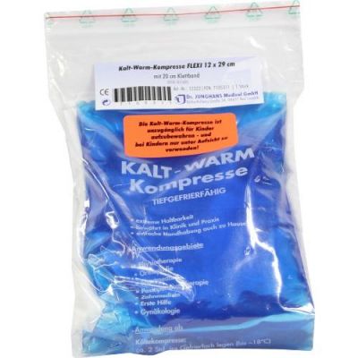 Kalt-warm Kompresse Flexi 12x29cm mit 20cm Klettb. 1 stk von Dr. Junghans Medical GmbH PZN 07105311