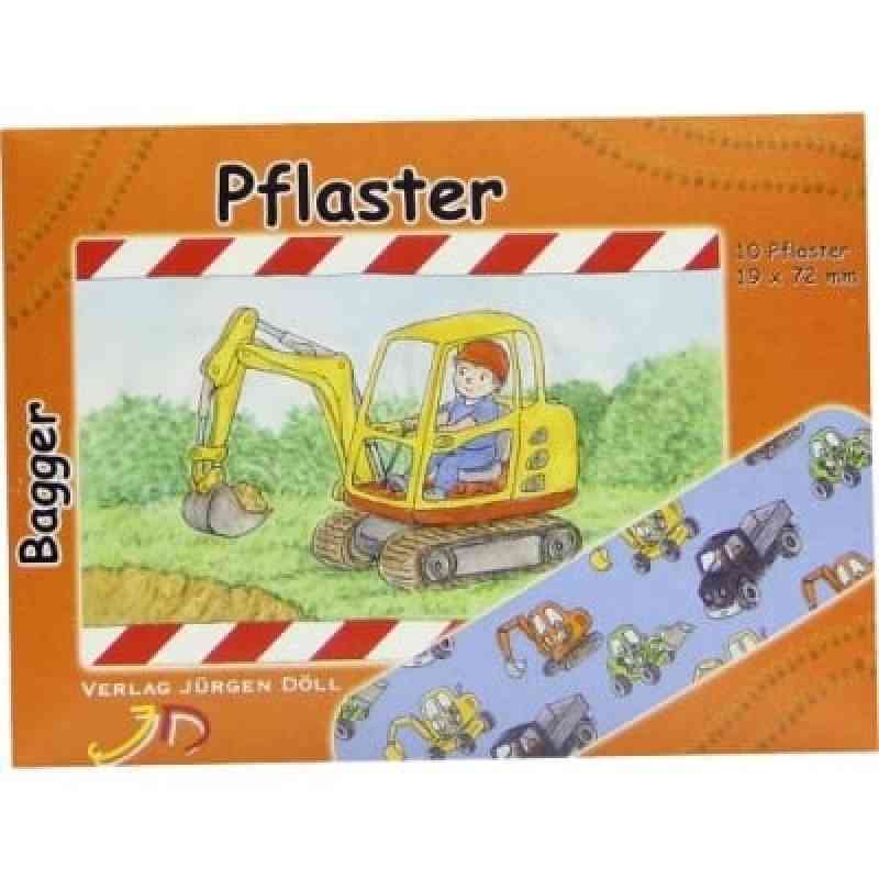 Kinderpflaster Bagger Briefchen 10 stk von Axisis GmbH PZN 09078297
