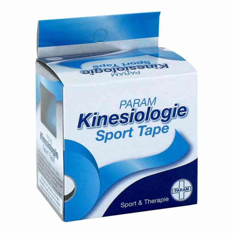 Kinesiologie Sport Tape 5 cmx5 m blau 1 stk von Param GmbH PZN 00725967