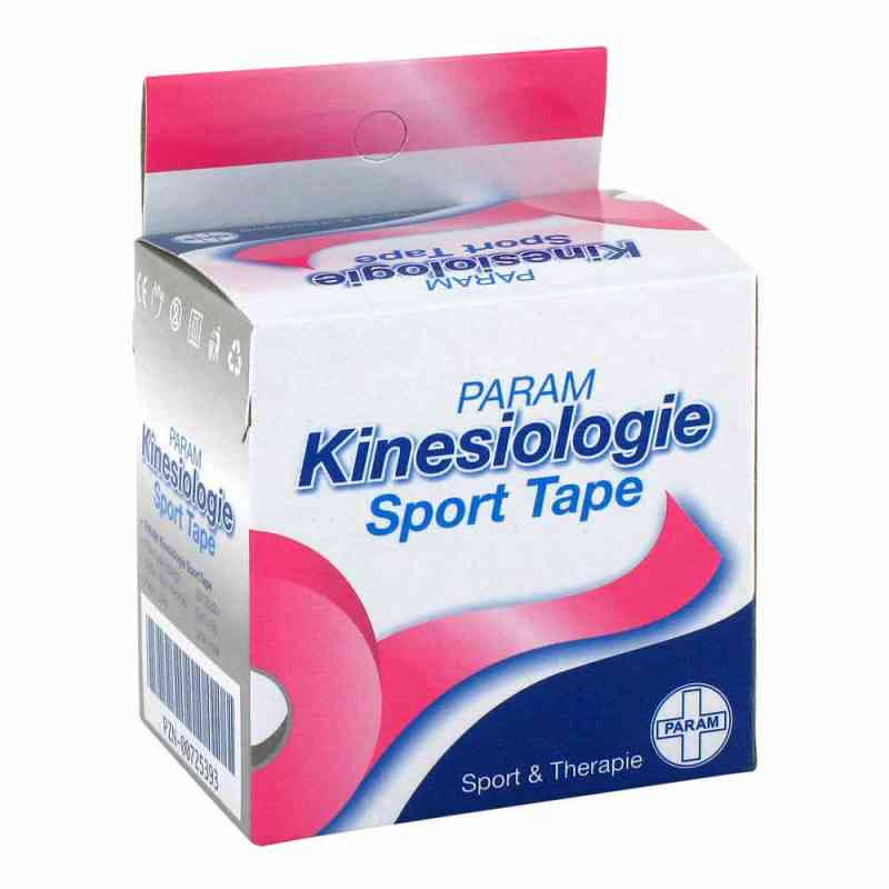 Kinesiologie Sport Tape 5 cmx5 m pink 1 stk von Param GmbH PZN 00725393