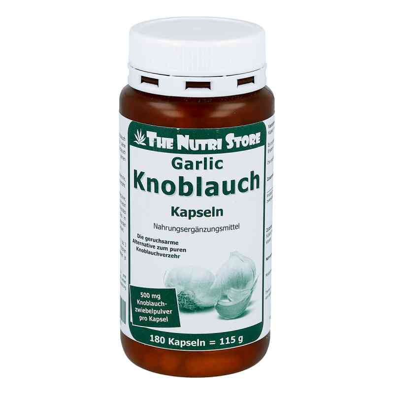 Knoblauch 500 mg geruchsarm Kapseln 180 stk von Hirundo Products PZN 05025401