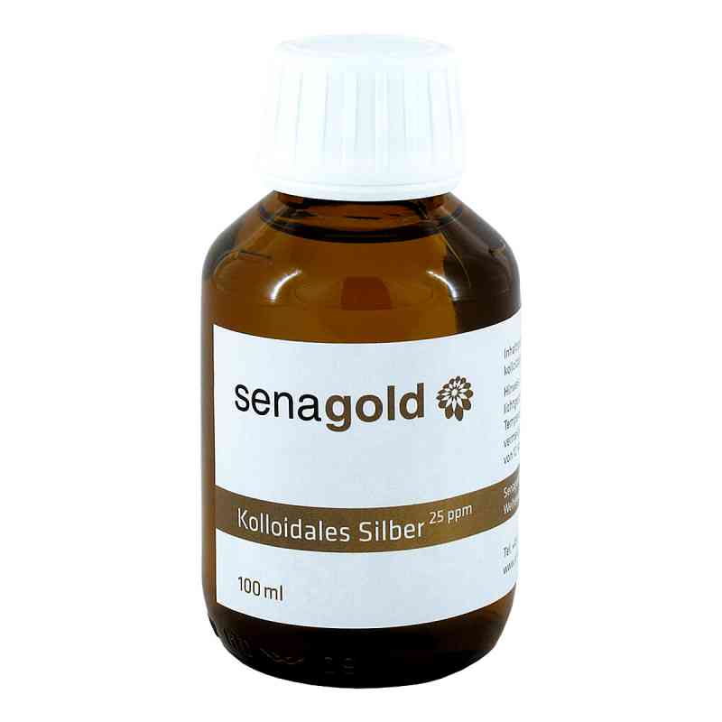 Kolloidales Silber 25 ppm flüssig 100 ml von Senagold Naturheilmittel GmbH PZN 11321428