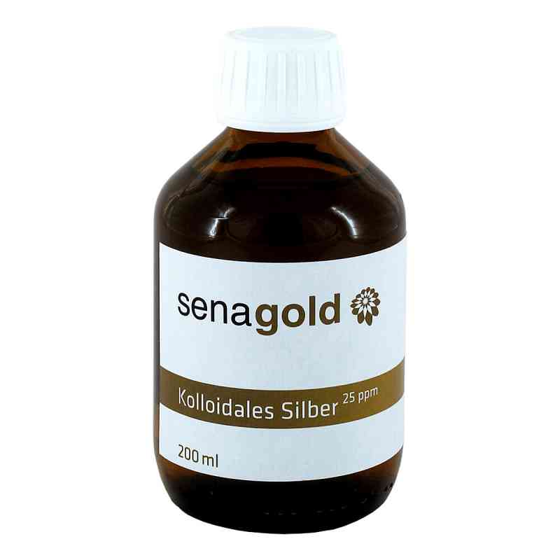 Kolloidales Silber 25 ppm flüssig 200 ml von Senagold Naturheilmittel GmbH PZN 11321434