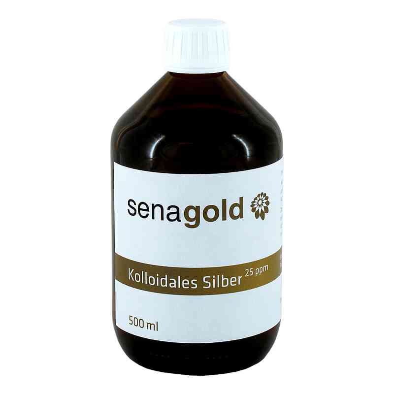 Kolloidales Silber 25 ppm flüssig 500 ml von Senagold Naturheilmittel GmbH PZN 11321440