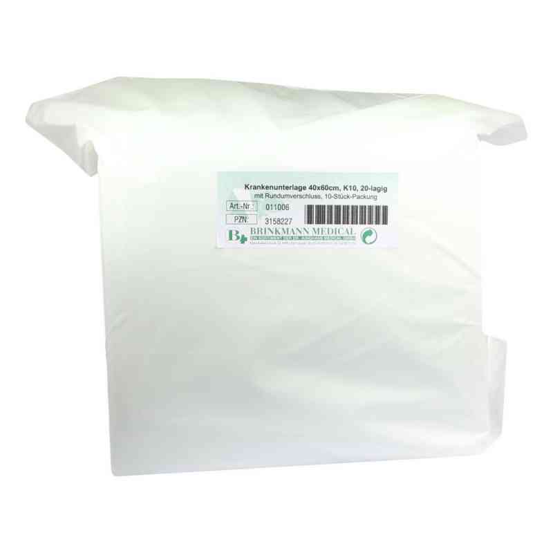 Krankenunterlage Brinkmann K10 40x60cm 20-lagig 10 stk von Brinkmann Medical ein Unternehmen der Dr. Junghans PZN 03158227