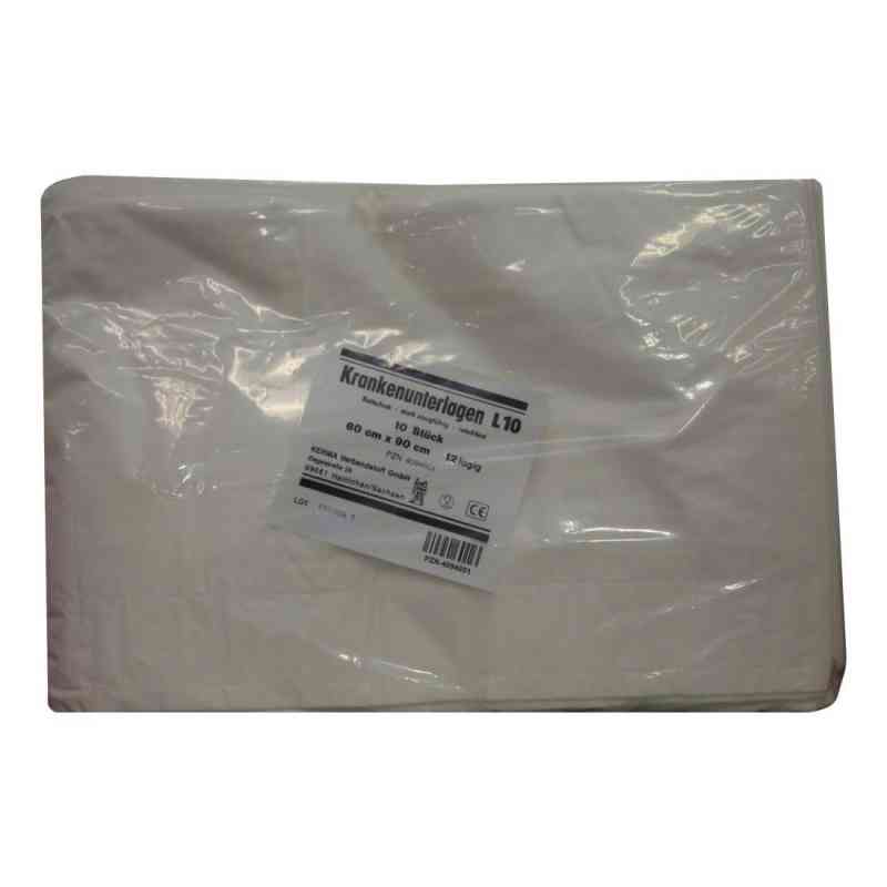 Krankenunterlage L10 60x90 cm 12lagig 10 stk von KERMA Verbandstoff GmbH PZN 04094601