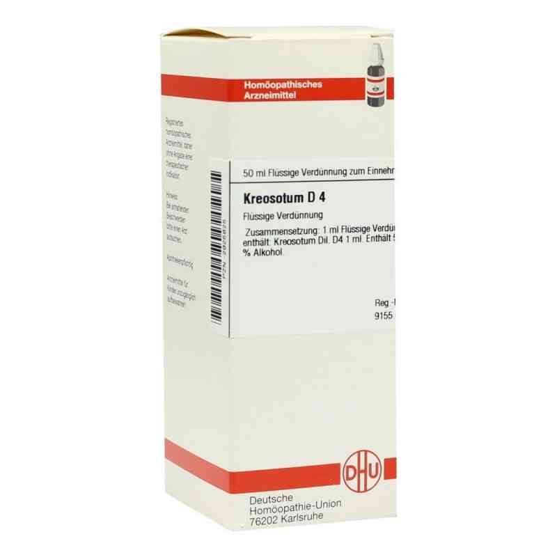 Kreosotum D4 Dilution 50 ml von DHU-Arzneimittel GmbH & Co. KG PZN 02925825