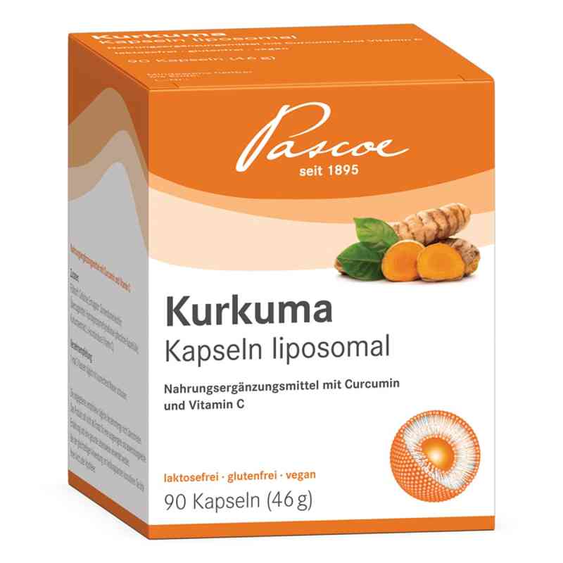 Kurkuma Kapseln liposomal 90 stk von Pascoe Vital GmbH PZN 18390355