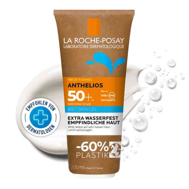 La Roche-Posay Anthelios Wet Skin Gel LSF 50+ 200 ml von L'Oreal Deutschland GmbH PZN 18257633