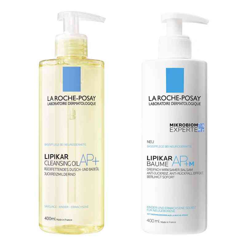 La Roche Posay Lipikar Dusch- und Badeöl AP+ & Lipikar Baume AP+ 1 Pck von L'Oreal Deutschland GmbH PZN 08102815