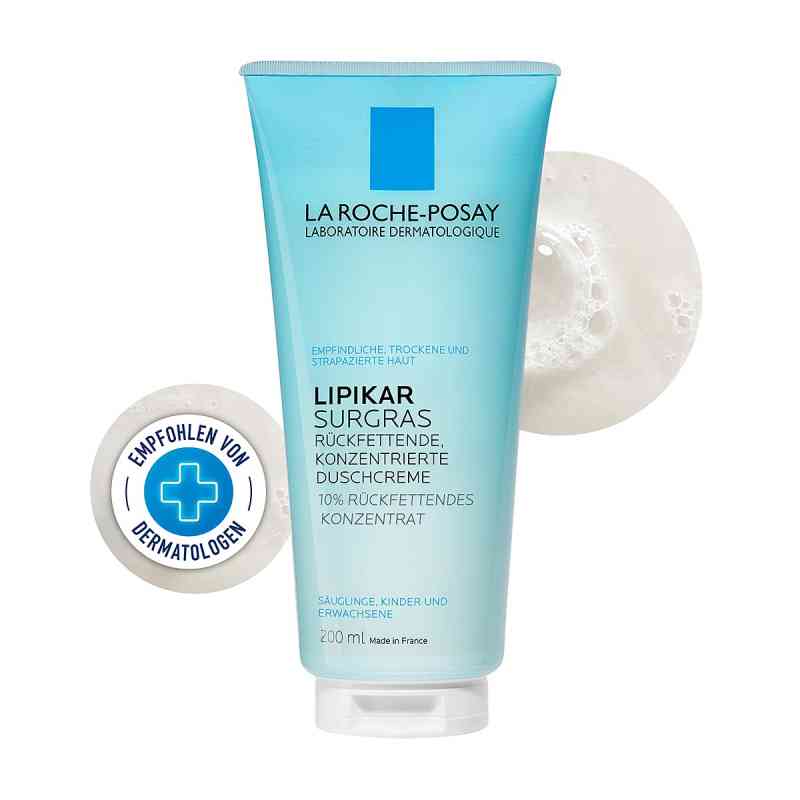 La Roche Posay Lipikar Surgras Duschcreme 200 ml von L'Oreal Deutschland GmbH PZN 04312937